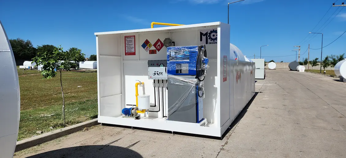 Estación móvil vista lateral