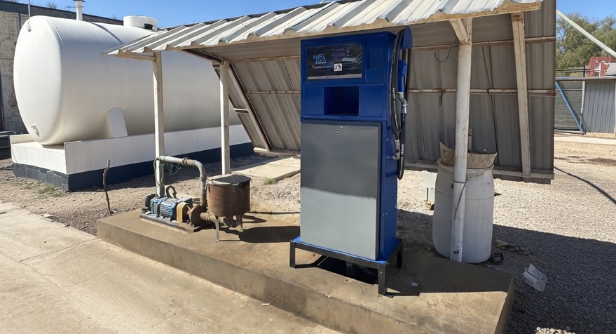 Surtidor vista frontal